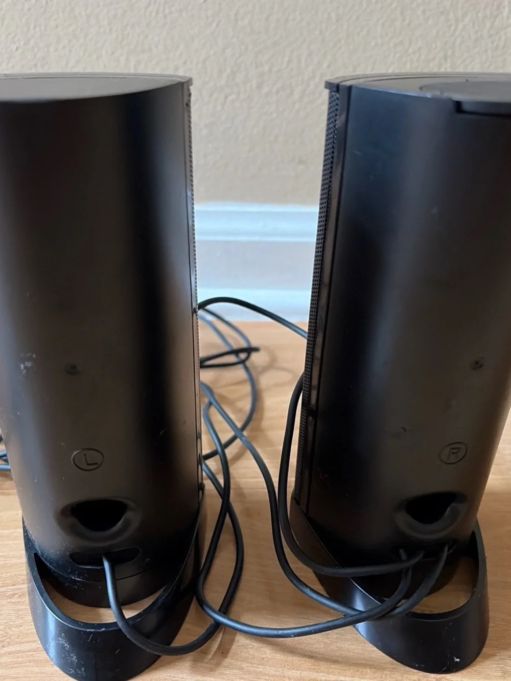 Dell Black Portable  Computer Speakers